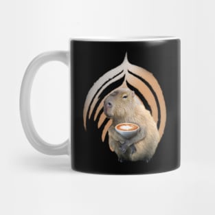 Capybara Capybaras Drinking Coffee, Funny Cute Mug